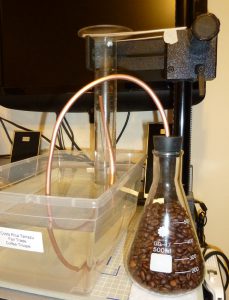 First Degas Measurement Experiment Setup